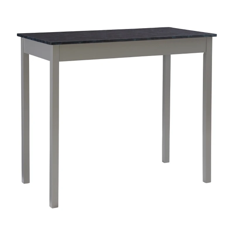 Gray and Black 3-pc. Stool and Table Set