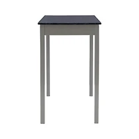 Gray and Black 3-pc. Stool and Table Set