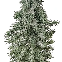Frosted Pine Jute Base Christmas Tree