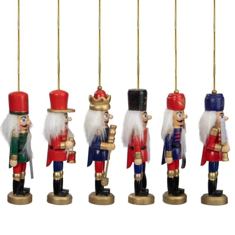 Nostalgic Nutcracker Ornaments, Set of 6