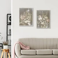 Delicate Bunch 2-pc. Framed Canvas Art Set