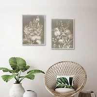 Delicate Bunch 2-pc. Framed Canvas Art Set