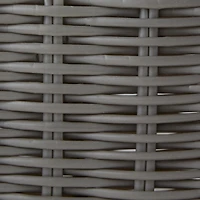 Gray Woven Bone Shaped Basket, 17 in.