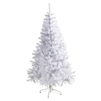 6 ft. Pre-Lit White Christmas Tree