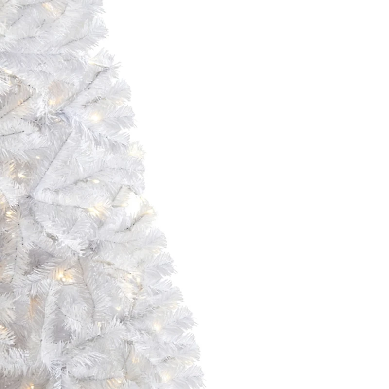 6 ft. Pre-Lit White Christmas Tree