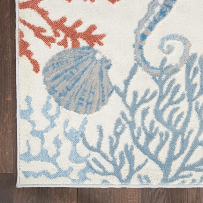 Ivory Underwater Paradise Area Rug