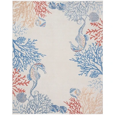 Ivory Underwater Paradise Area Rug, 7x9