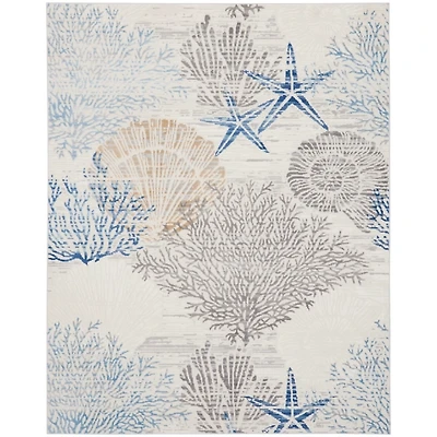 Coastal Reef Dreams Area Rug, 7x9