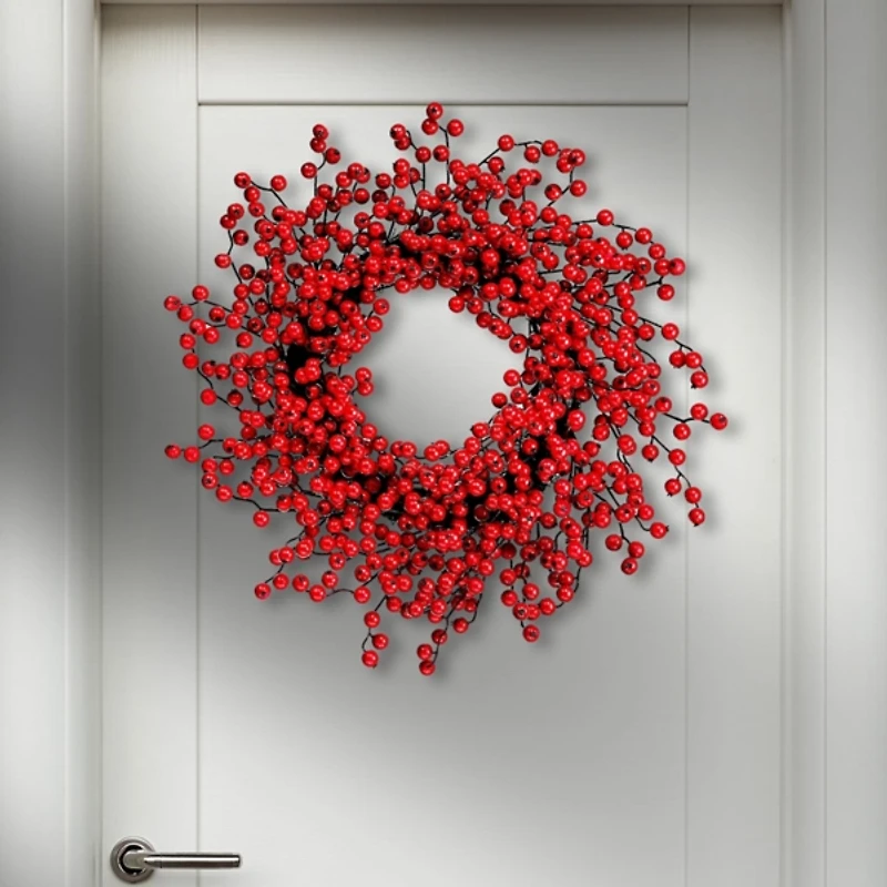 Red Berry Outdoor Wreath