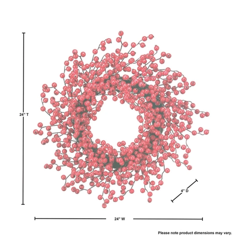 Red Berry Outdoor Wreath