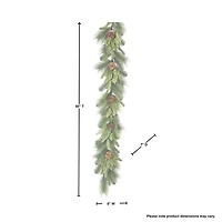 Cedar and Bayleaf Pinecone Garland