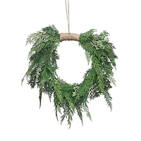 Twine Bound Cedar Branch Wreath