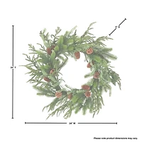 Real-Touch Norfolk Pinecone Wreath