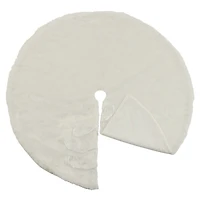 White Snow Fur Tree Skirt