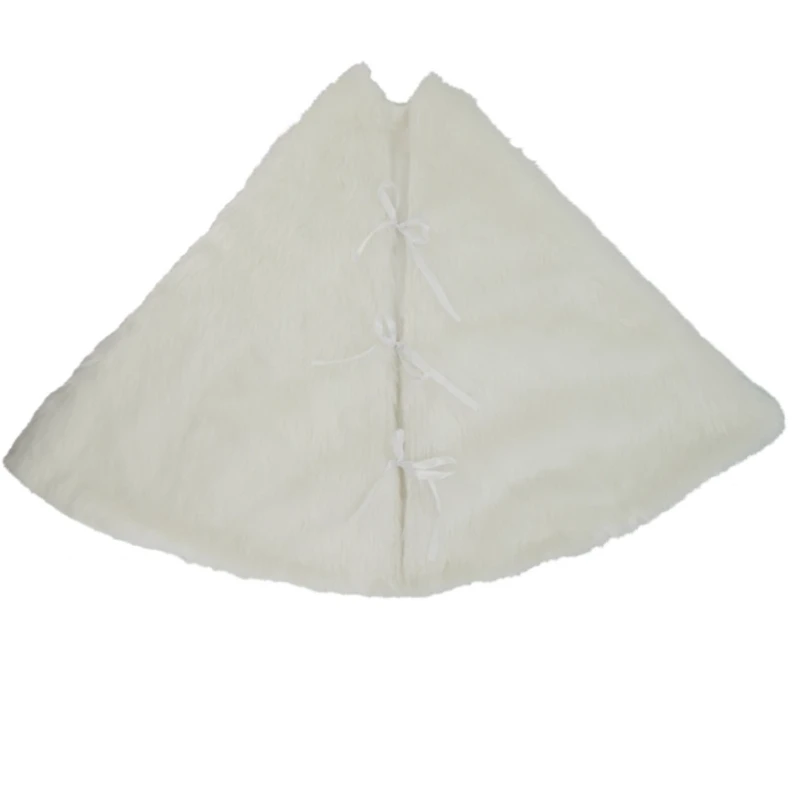 White Snow Fur Tree Skirt