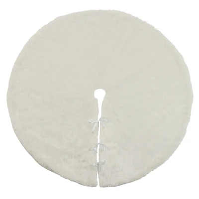 White Snow Fur Tree Skirt