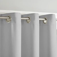 Smoky Gray Blackout Curtain Panel Set, 108 in.