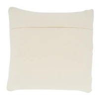 Black and Ivory Moroccan Textured Pillow