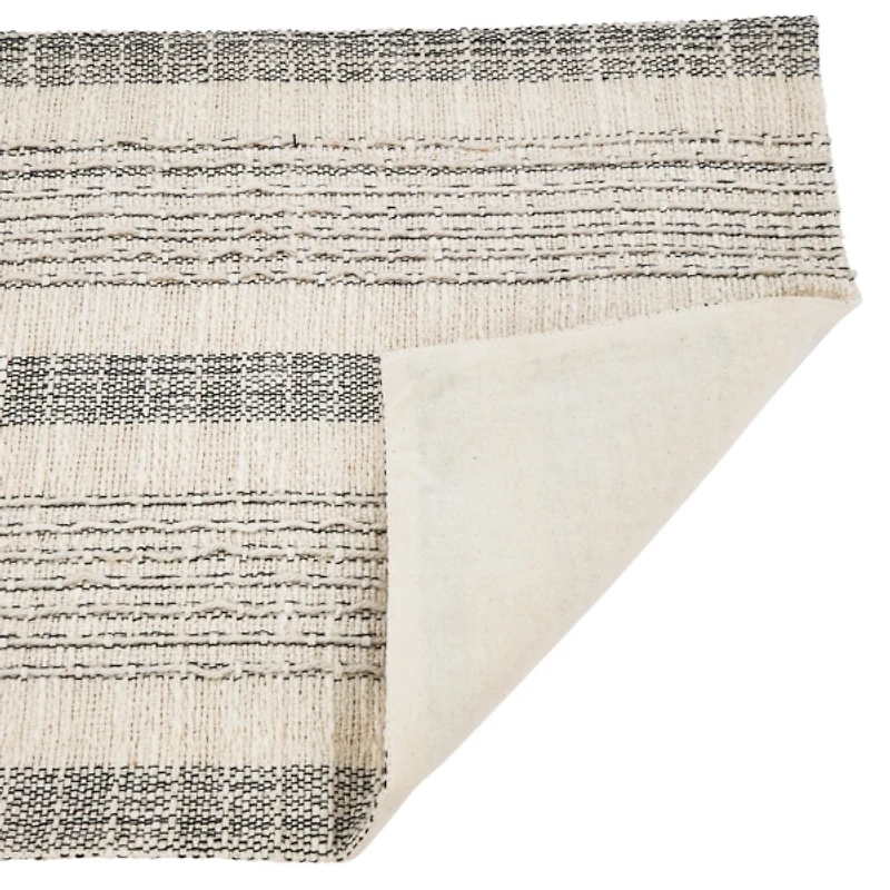Neutral Striped Woven Placemats, Set of 4