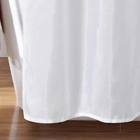 White Sequined Shower Curtain