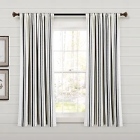 Stripe Farmhouse Curtain Panel Set