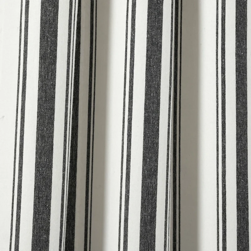 Stripe Farmhouse Curtain Panel Set