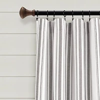 Stripe Farmhouse Curtain Panel Set