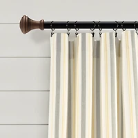 Yellow & Gray Farmhouse Curtain Panel Set, 95 in.