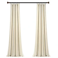 Yellow & Gray Farmhouse Curtain Panel Set, 95 in.