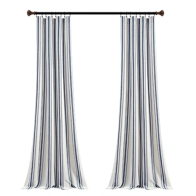 Cotton Candy Farmhouse Curtain Panel Set, 108 in.