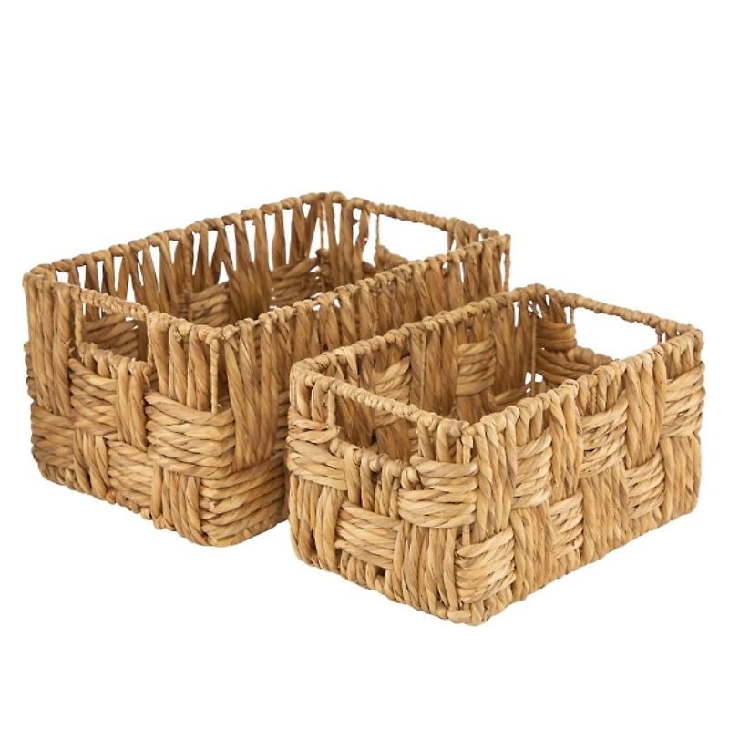 Natural Fibers 2-pc. Jute Basket Set