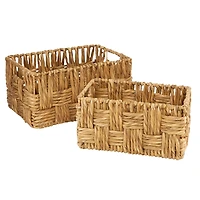 Natural Fibers 2-pc. Jute Basket Set
