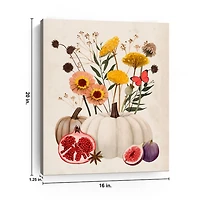 Pomegranate Harvest Canvas Wall Plaque