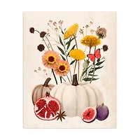 Pomegranate Harvest Canvas Wall Plaque