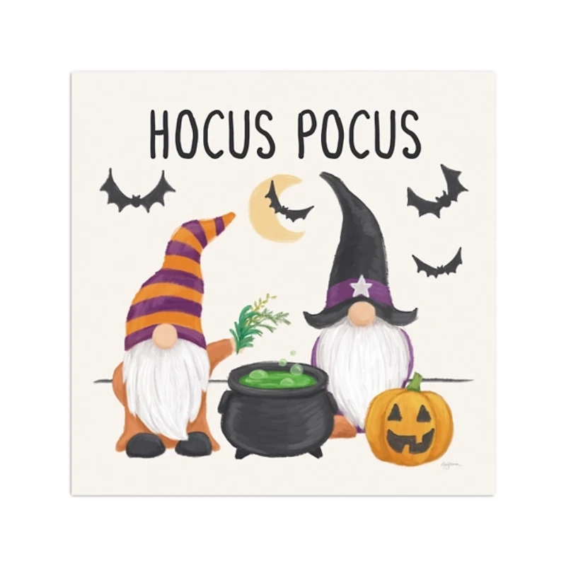 Hocus Pocus Gnome Halloween Wall Plaque