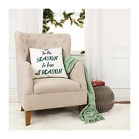 Tis the Reason Christmas Throw Pillow
