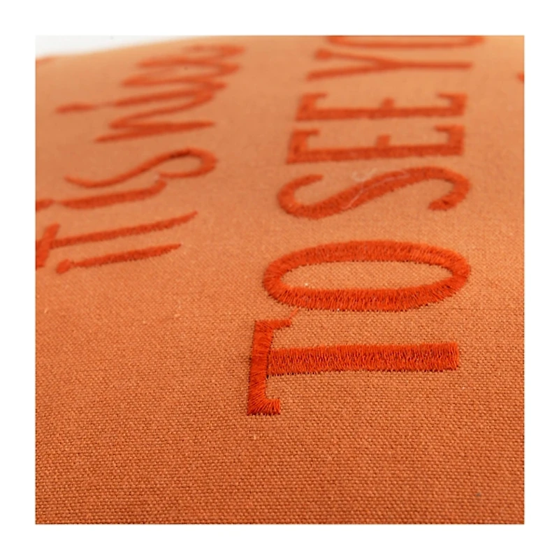 Oh Fall Its Nice to See You Again Throw Pillow