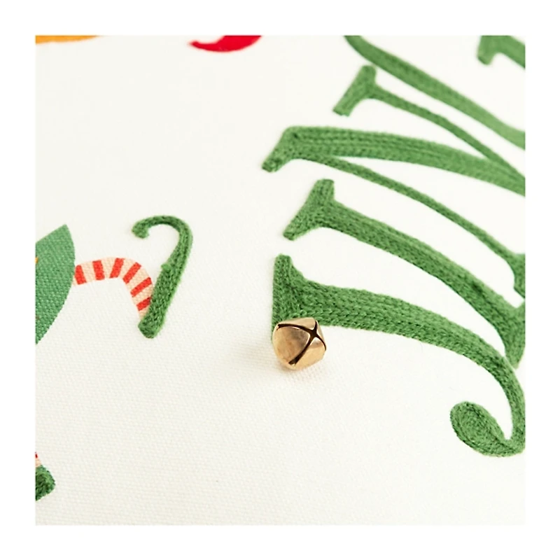 Mingle With A Jingle Christmas Throw Pillow