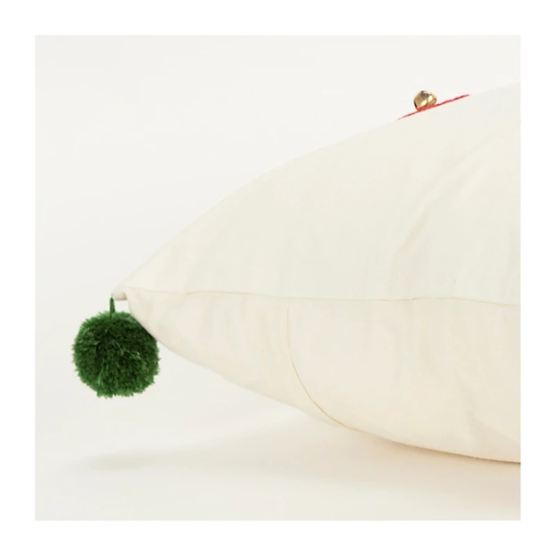 Mingle With A Jingle Christmas Throw Pillow