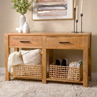 Easton Mango Wood Console Table