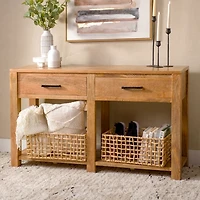 Easton Mango Wood Console Table