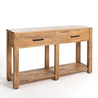 Easton Mango Wood Console Table