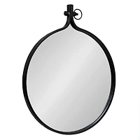 Black Metal Yitro Wall Mirror