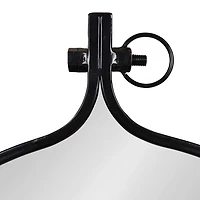 Black Metal Yitro Wall Mirror