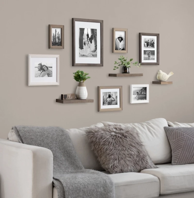 Bordeaux 10-pc. Gallery Wall Frame and Shelf Set