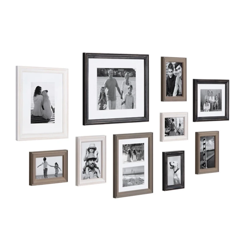and Gray 10-pc. Gallery Wall Frame Set