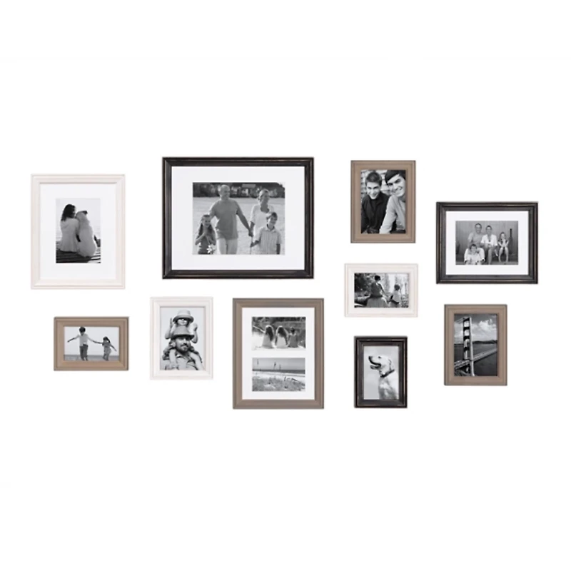 and Gray 10-pc. Gallery Wall Frame Set