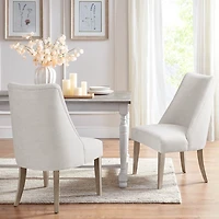 Ivory Martha Stewart Dining Chairs, Set of 2