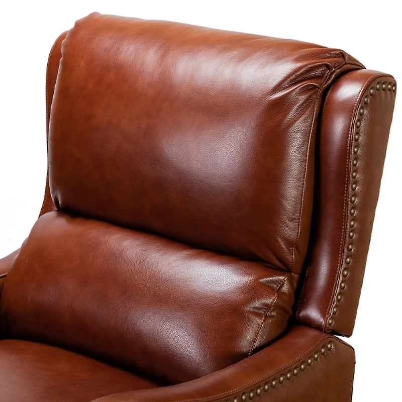 Arturo Brown Leather Wingback Recliner