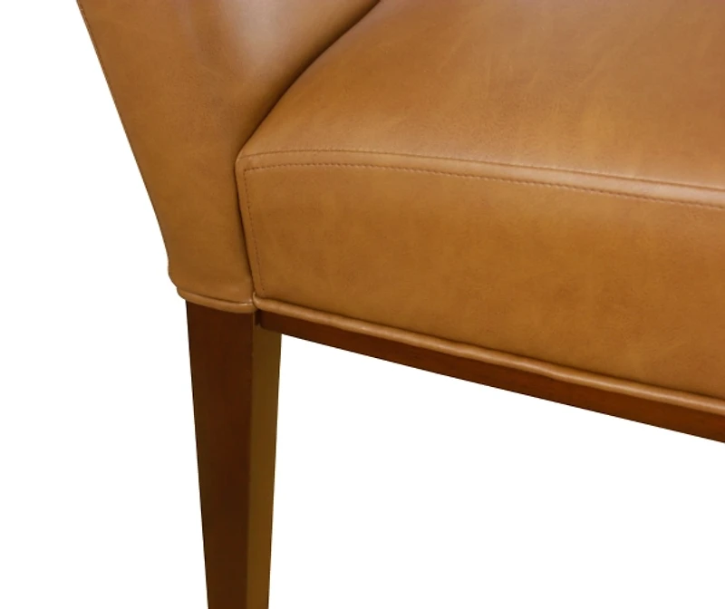 Blair Carmel Leather Dining Chair